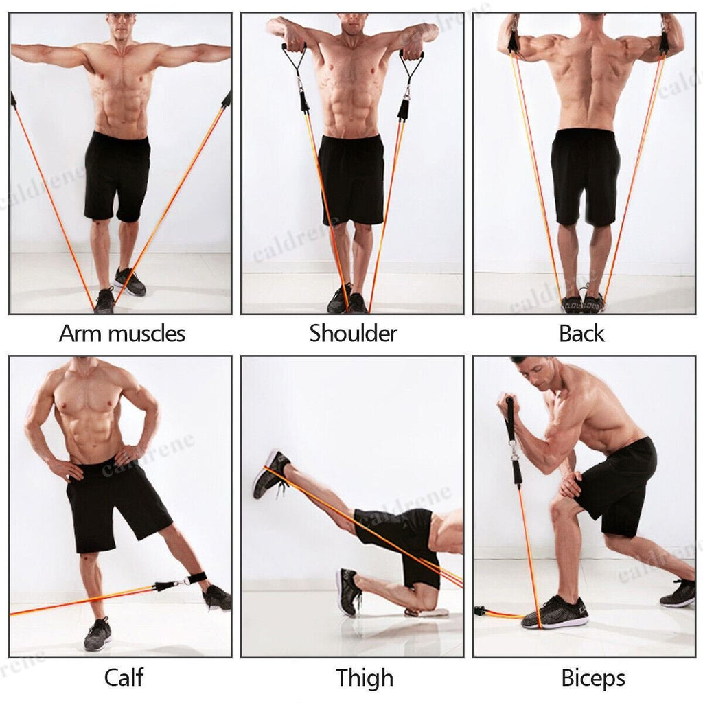 Resistance Band Set, 11 Pieces with Handles – view 7