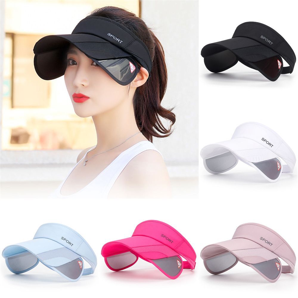 Retractable Brim Adjustable Sun Visor Hat for Outdoor Sports
