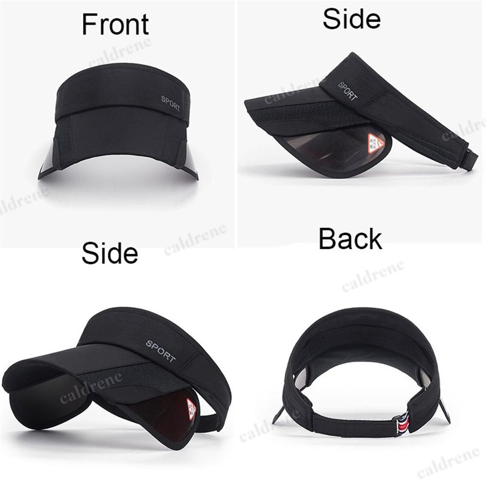 Retractable Brim Adjustable Sun Visor Hat for Outdoor Sports – view 3