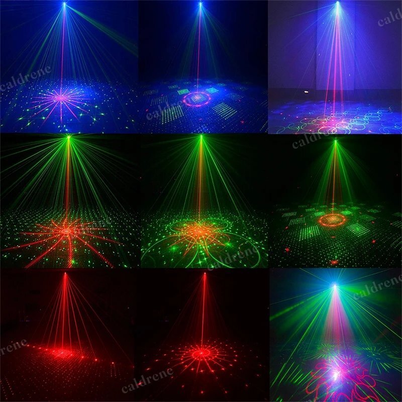 RGB LED Disco Party Laser Light Projector, Sound Activated – view 4