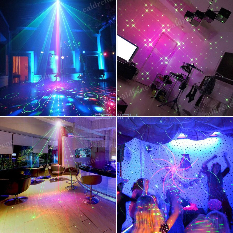 RGB LED Disco Party Laser Light Projector, Sound Activated – view 6