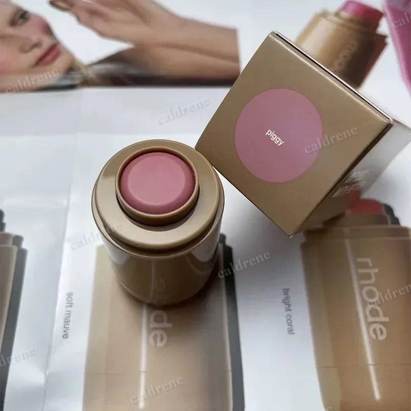 Rhod Pocket Blush LIP Stick Lip And Cheek Hydrating Stick Natural Rouge Powder Blush Cream Lipstick Cheek – view 3