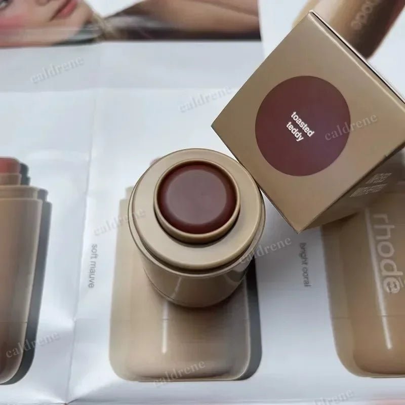 Rhod Pocket Blush LIP Stick Lip And Cheek Hydrating Stick Natural Rouge Powder Blush Cream Lipstick Cheek – view 5