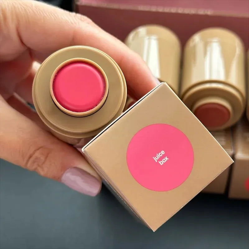 Rhod Pocket Blush LIP Stick Lip And Cheek Hydrating Stick Natural Rouge Powder Blush Cream Lipstick Cheek – juice box