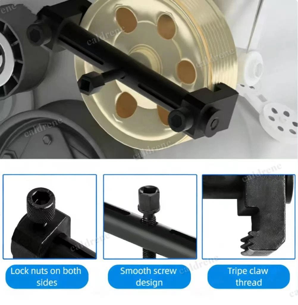 Ribbed Drive Crankshaft Pulley Puller Tool Kit – view 7
