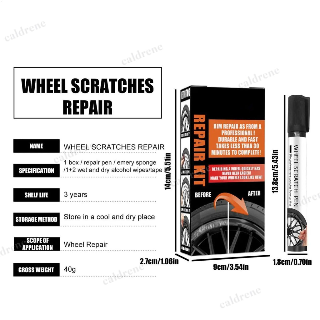 Rim Touch Up Paint for Quick Wheel Repair in Gloss Black – view 6