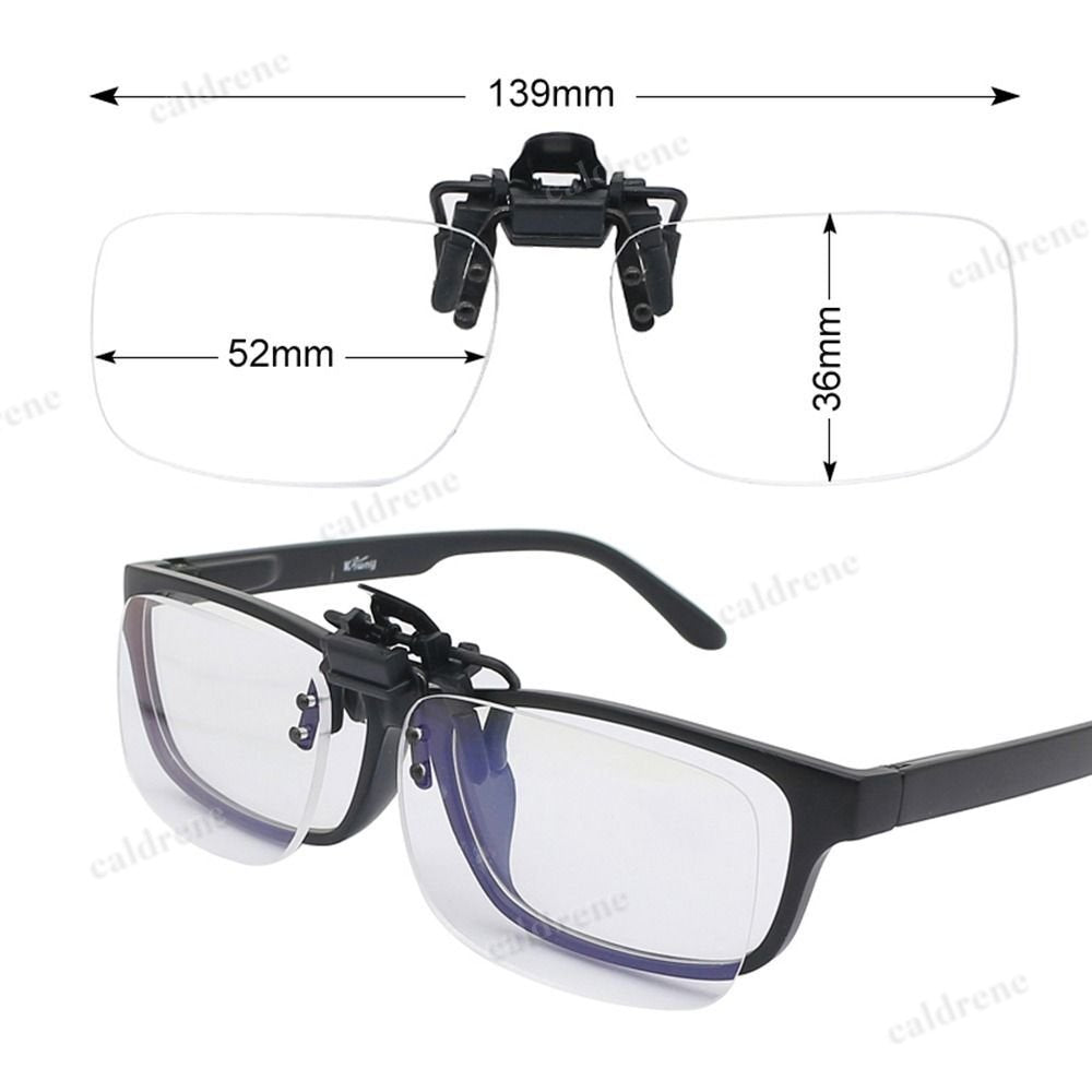 Rimless Clip-On Magnifying Glasses for Easy Reading – view 2