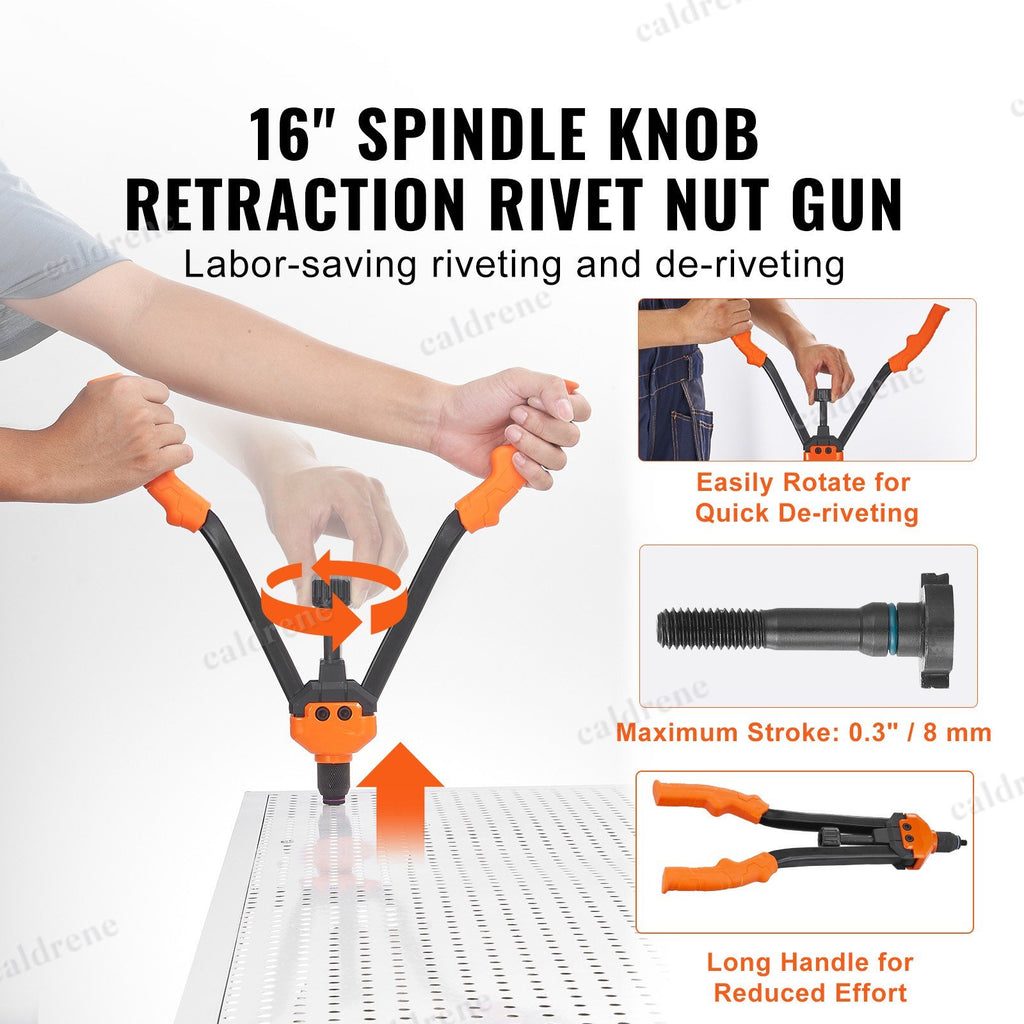Rivet Nut Tool Kit with 186 Rivet Nuts – view 2
