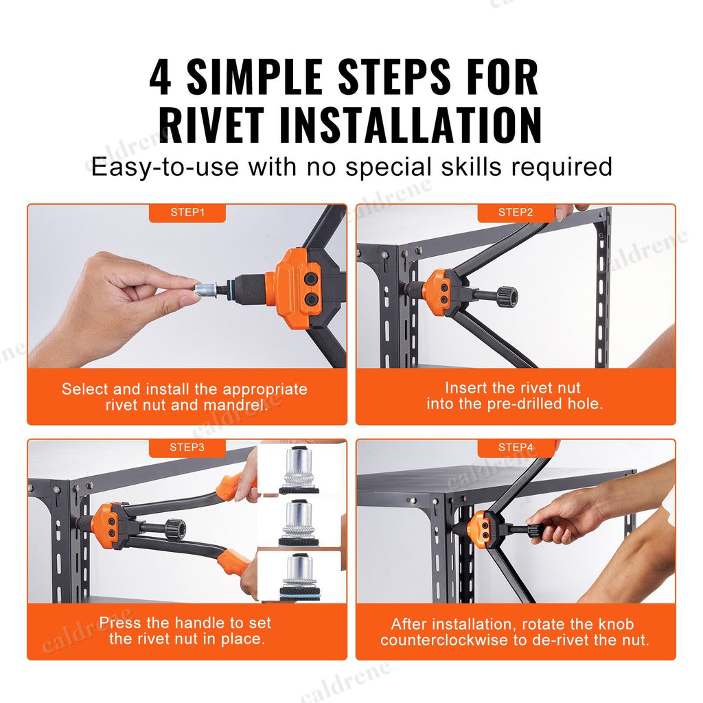 Rivet Nut Tool Kit with 186 Rivet Nuts – view 5