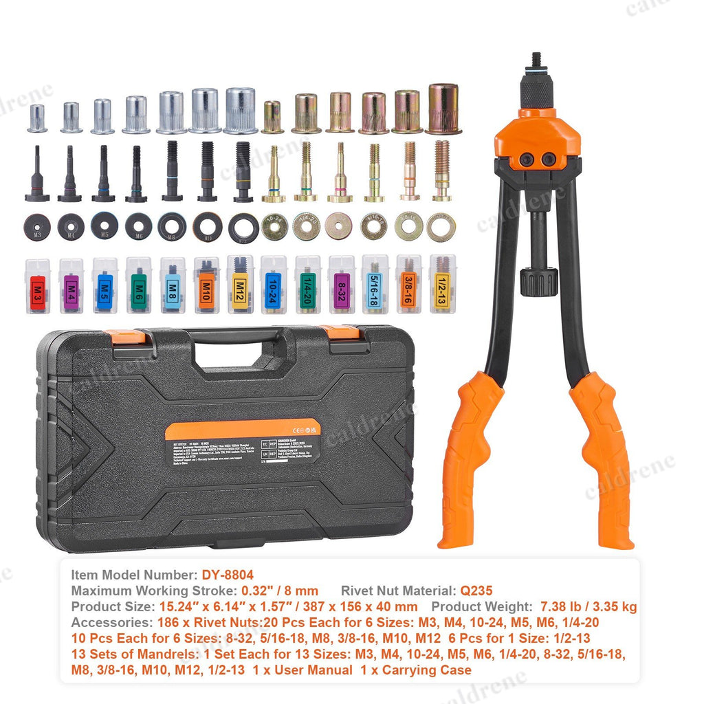 Rivet Nut Tool Kit with 186 Rivet Nuts – view 7