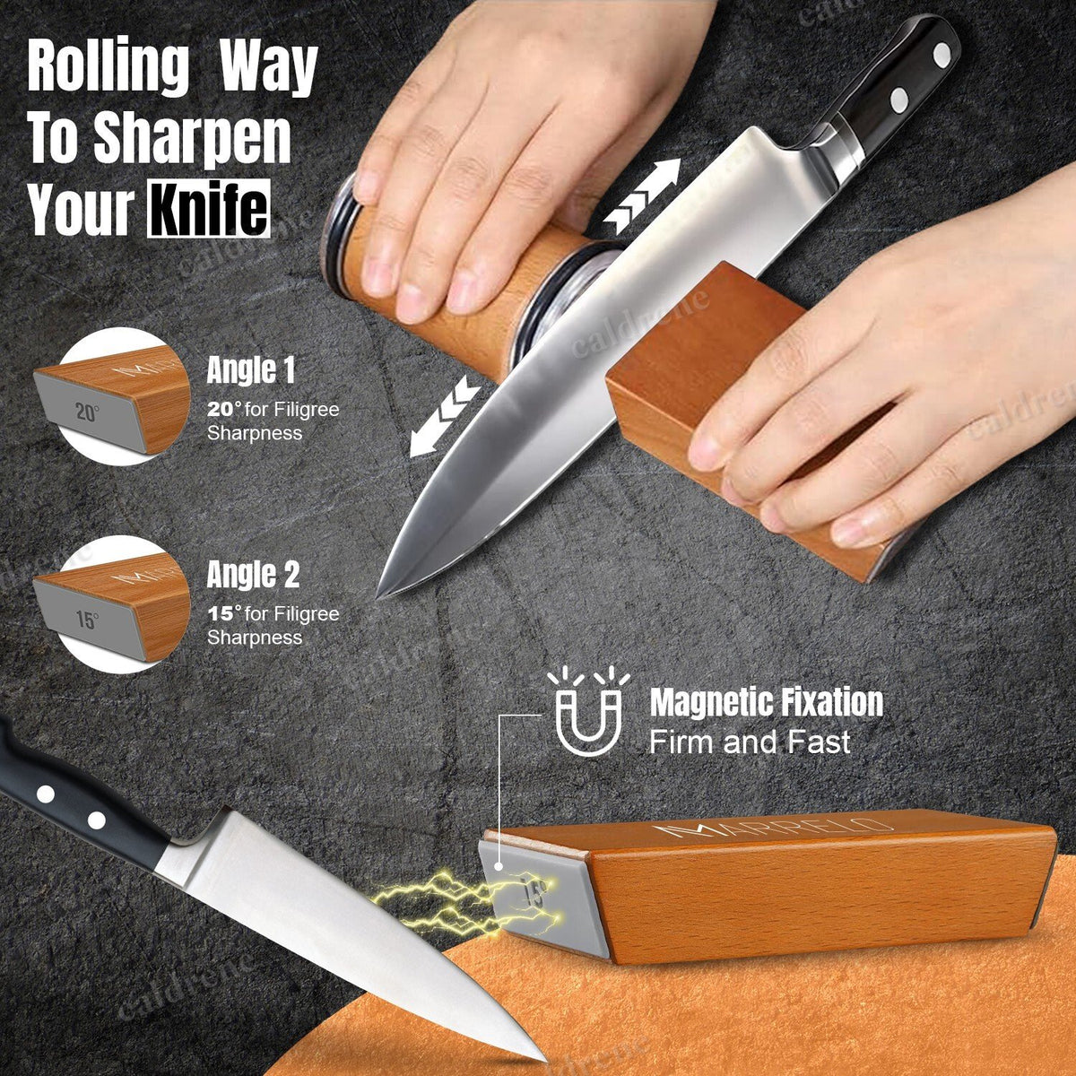 Rolling Knife Sharpener Kit – view 2