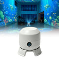 Rotating Snowflake Projector Light, Dimmable, USB Powered – Caldrene
