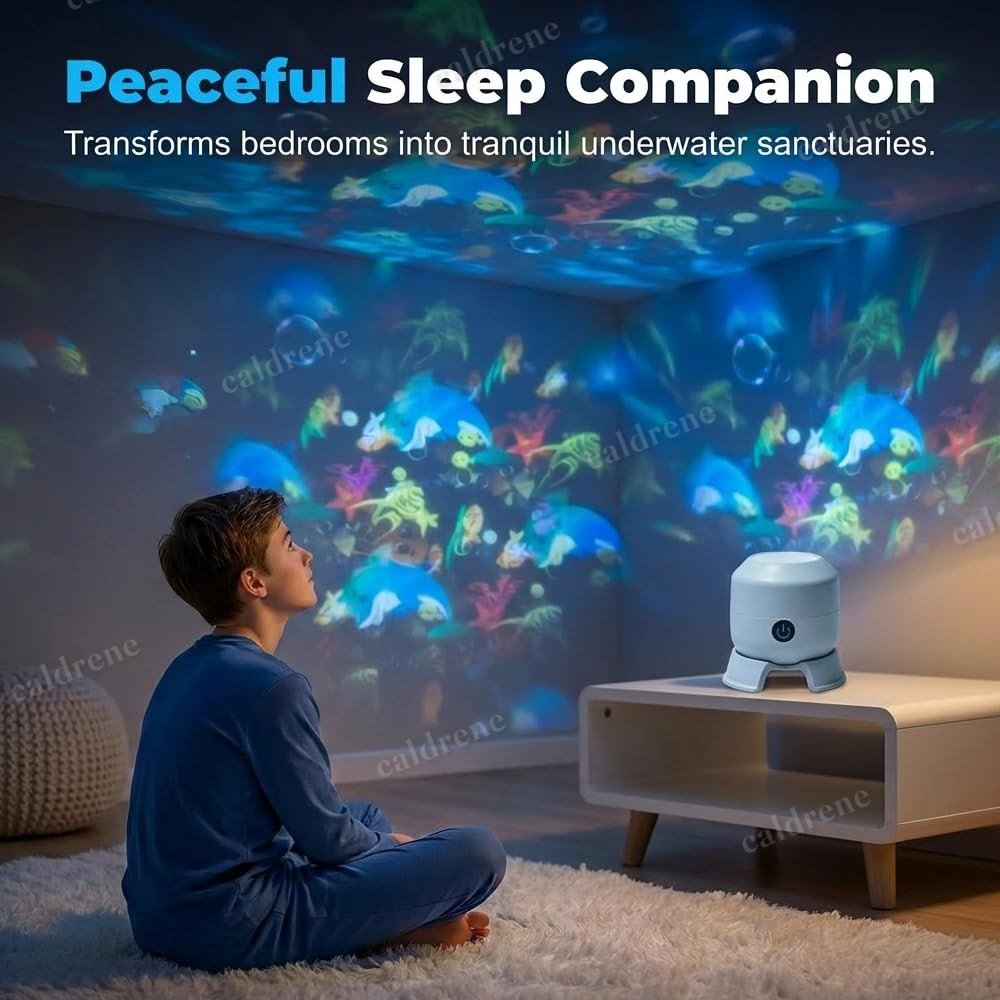 Rotating Snowflake Projector Light, Dimmable, USB Powered – view 5