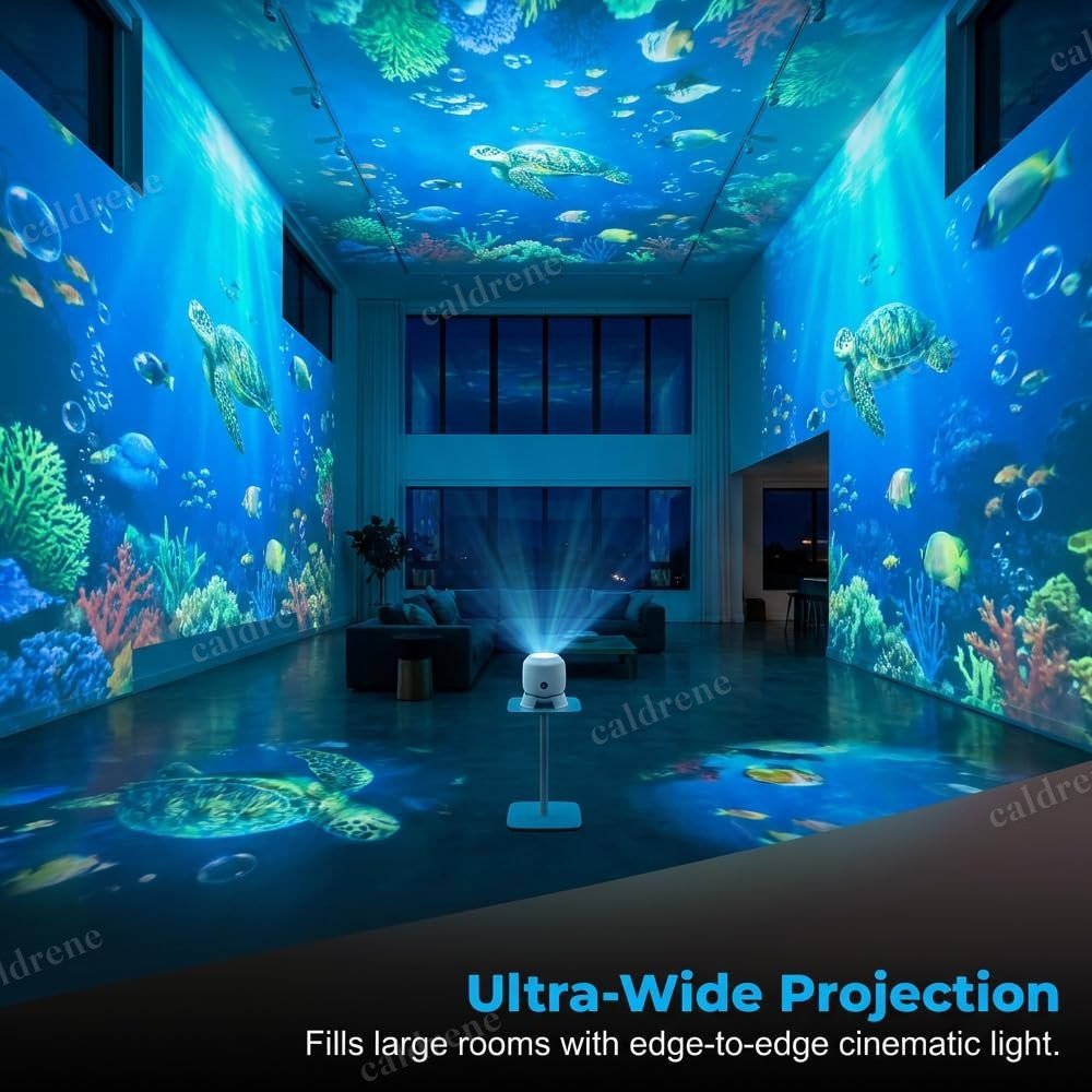 Rotating Snowflake Projector Light, Dimmable, USB Powered – view 8