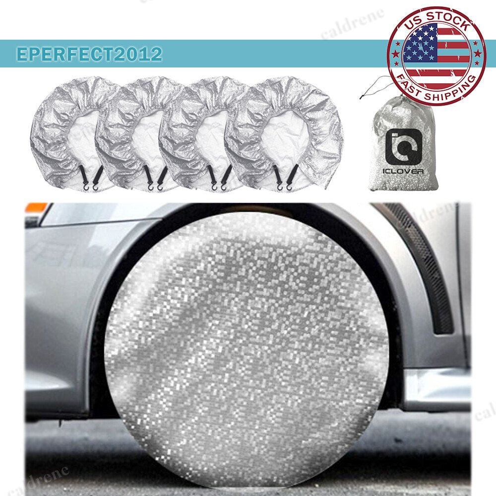 RV and Trailer Wheel Tire Covers, Set of 4 – view 2