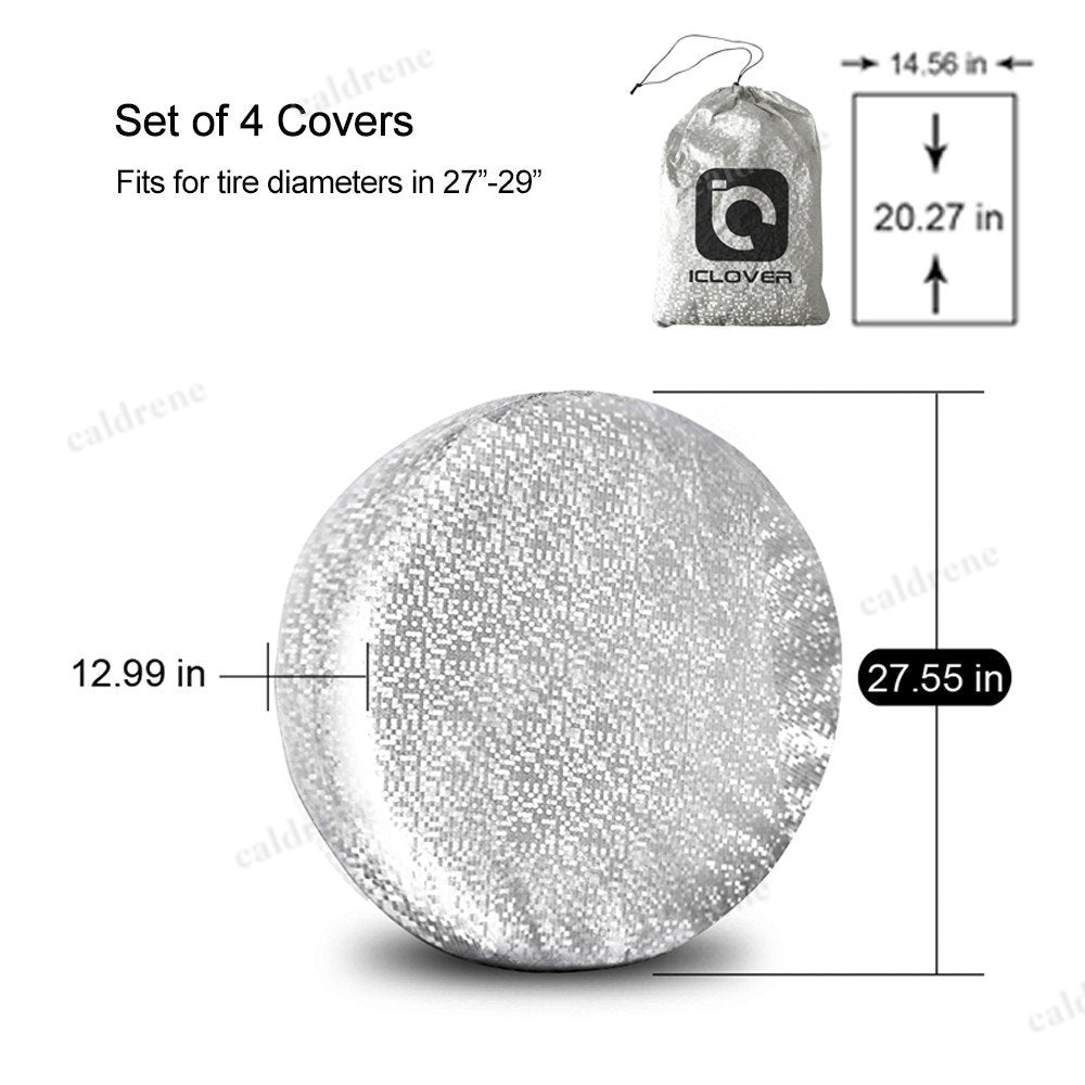 RV and Trailer Wheel Tire Covers, Set of 4 – view 4