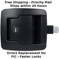 RV Baggage Compartment Door Latch Lock, FIC Style
