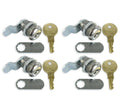 RV Compartment Door Cam Lock Set 7/8 Inch, 4 Pack