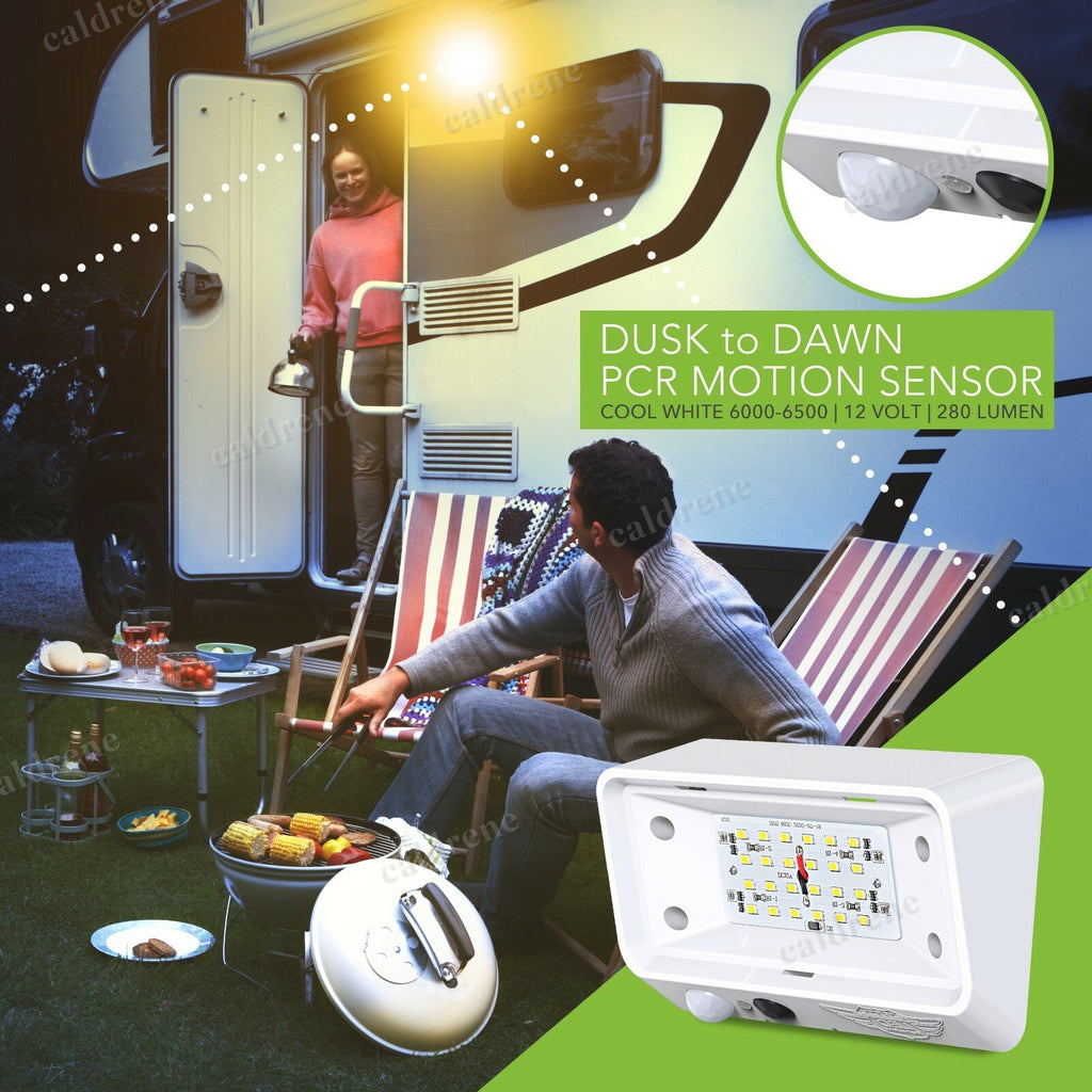 RV LED Porch Light with Motion Sensor, 12V, White – view 4