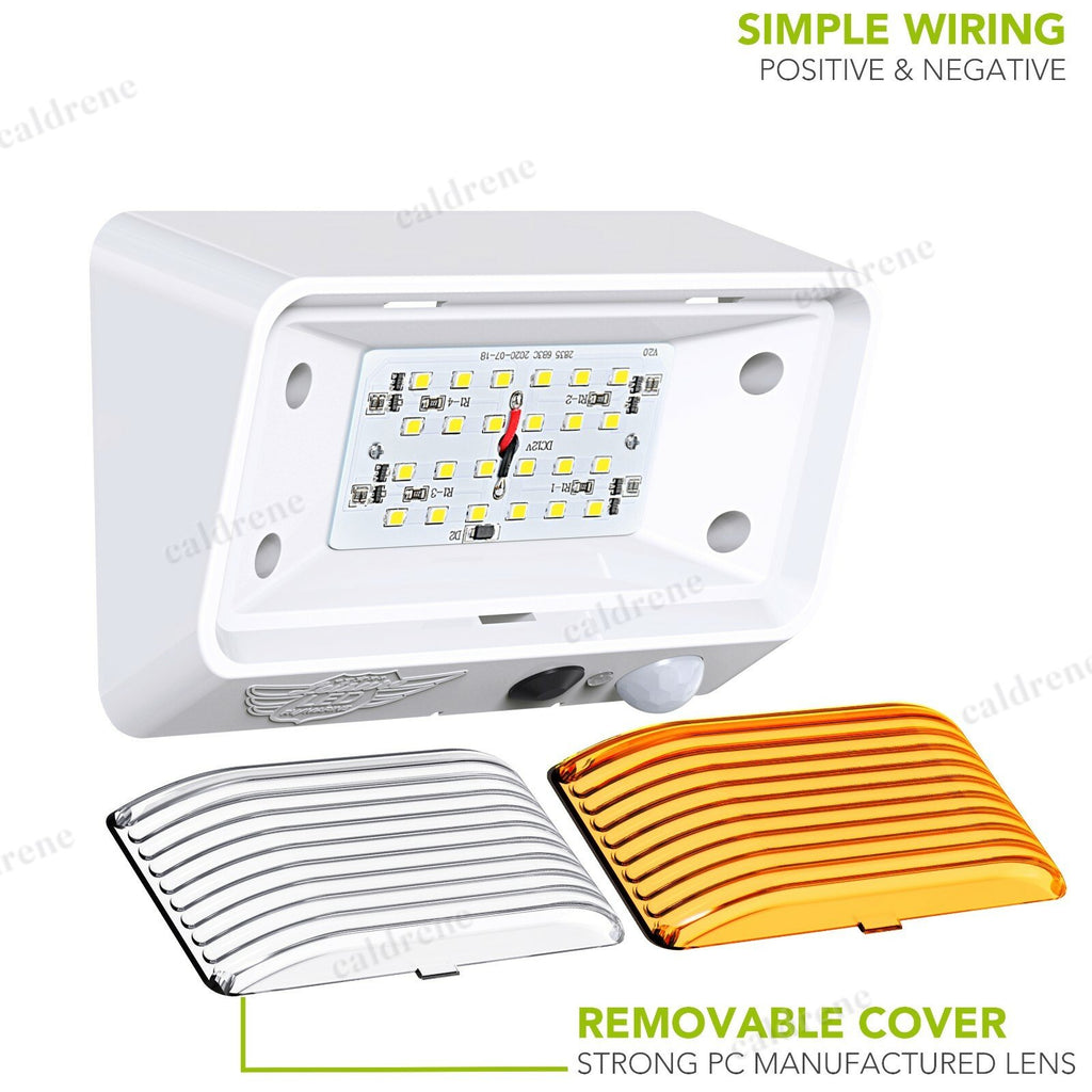 RV LED Porch Light with Motion Sensor, 12V, White – view 5