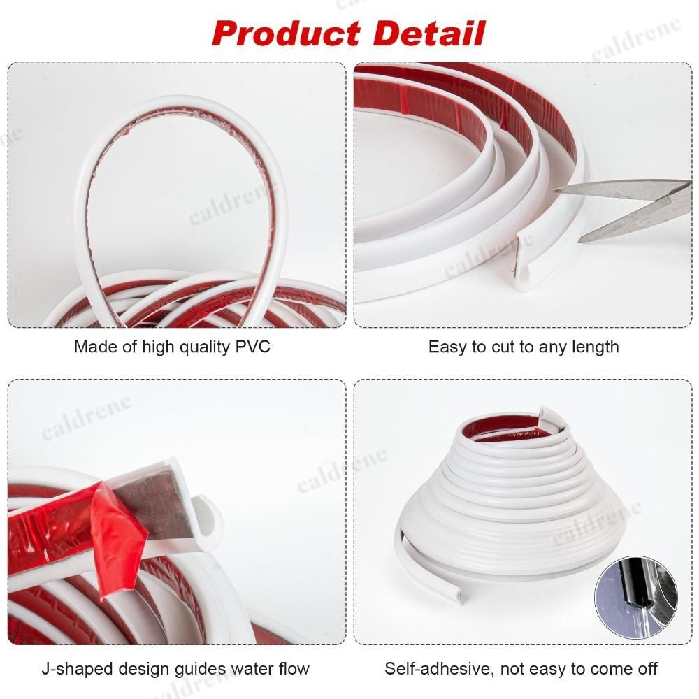 RV Rain Gutter with Self-Adhesive Backing for Trailers – view 8