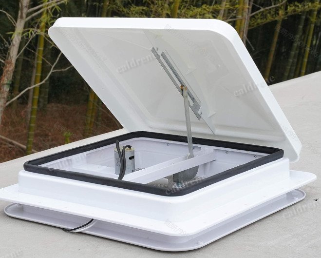 RV Roof Vent Cover Lid 14 x 14, White, 2 Pack – view 4