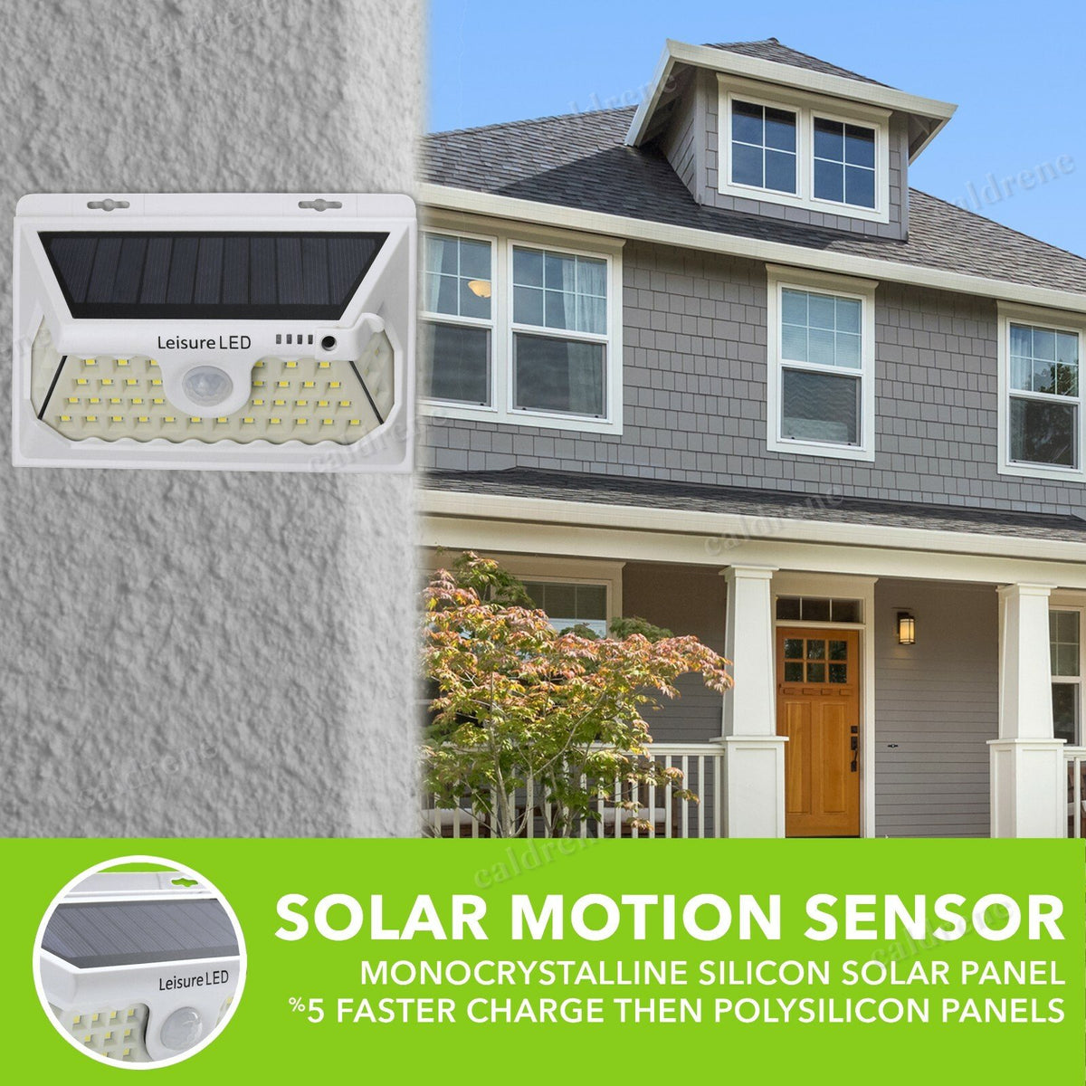 RV Solar LED Porch Light 46 LED Exterior White – view 3
