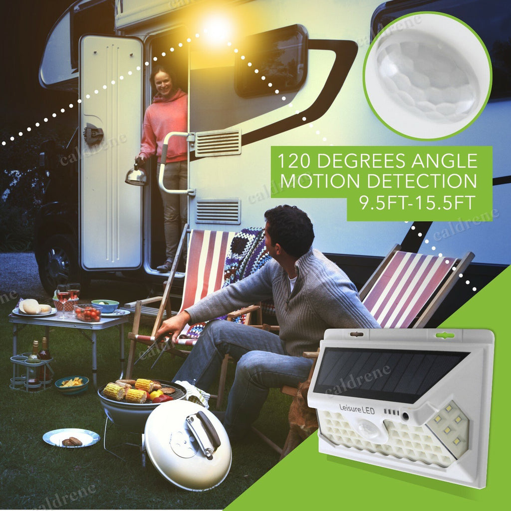 RV Solar LED Porch Light 46 LED Exterior White – view 4