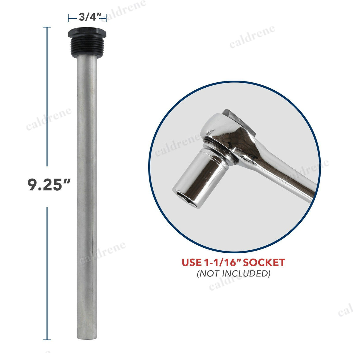 RV Water Heater Magnesium Anode Rod 9.25 Inch, 2 Pack – view 4