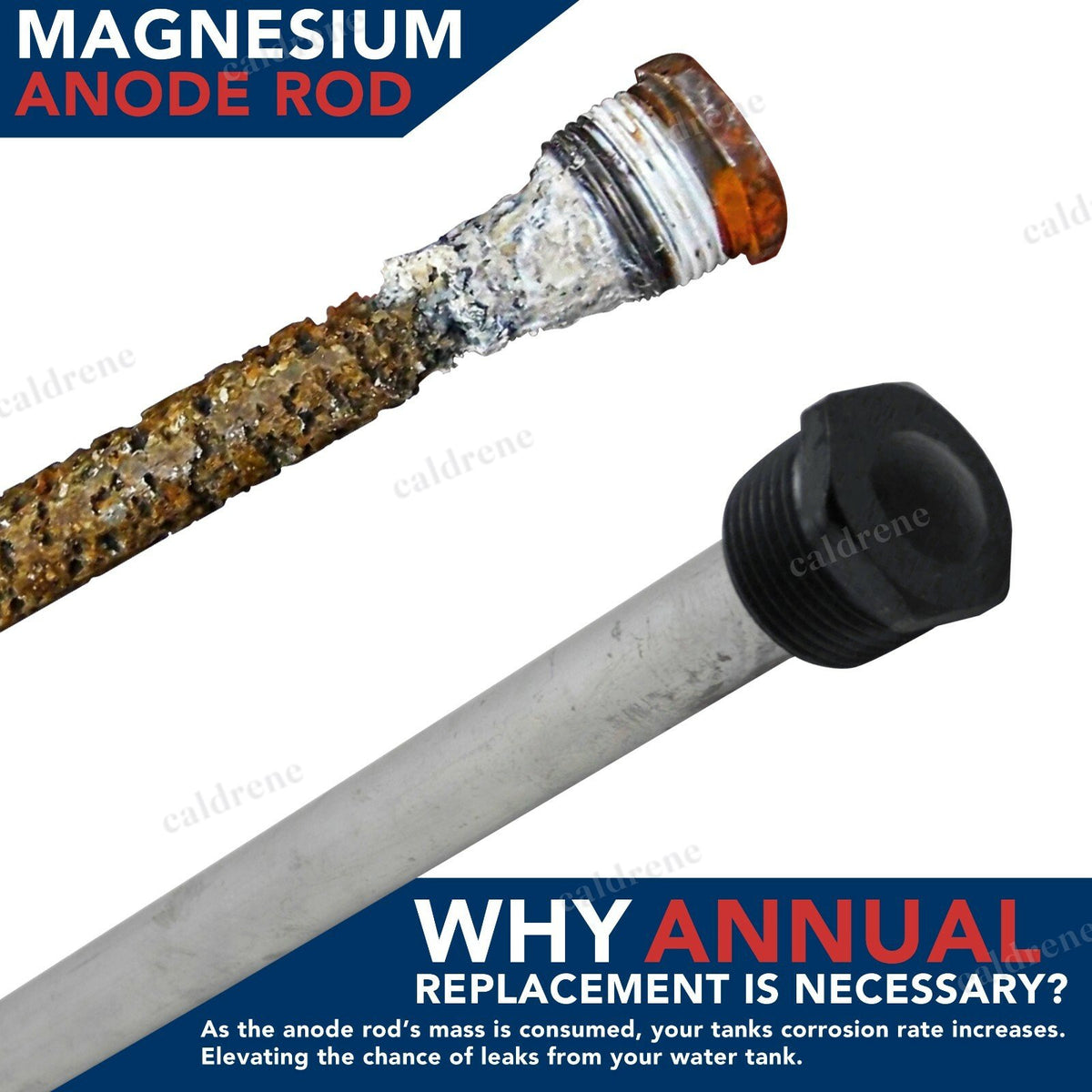 RV Water Heater Magnesium Anode Rod 9.25 Inch, 2 Pack – view 6