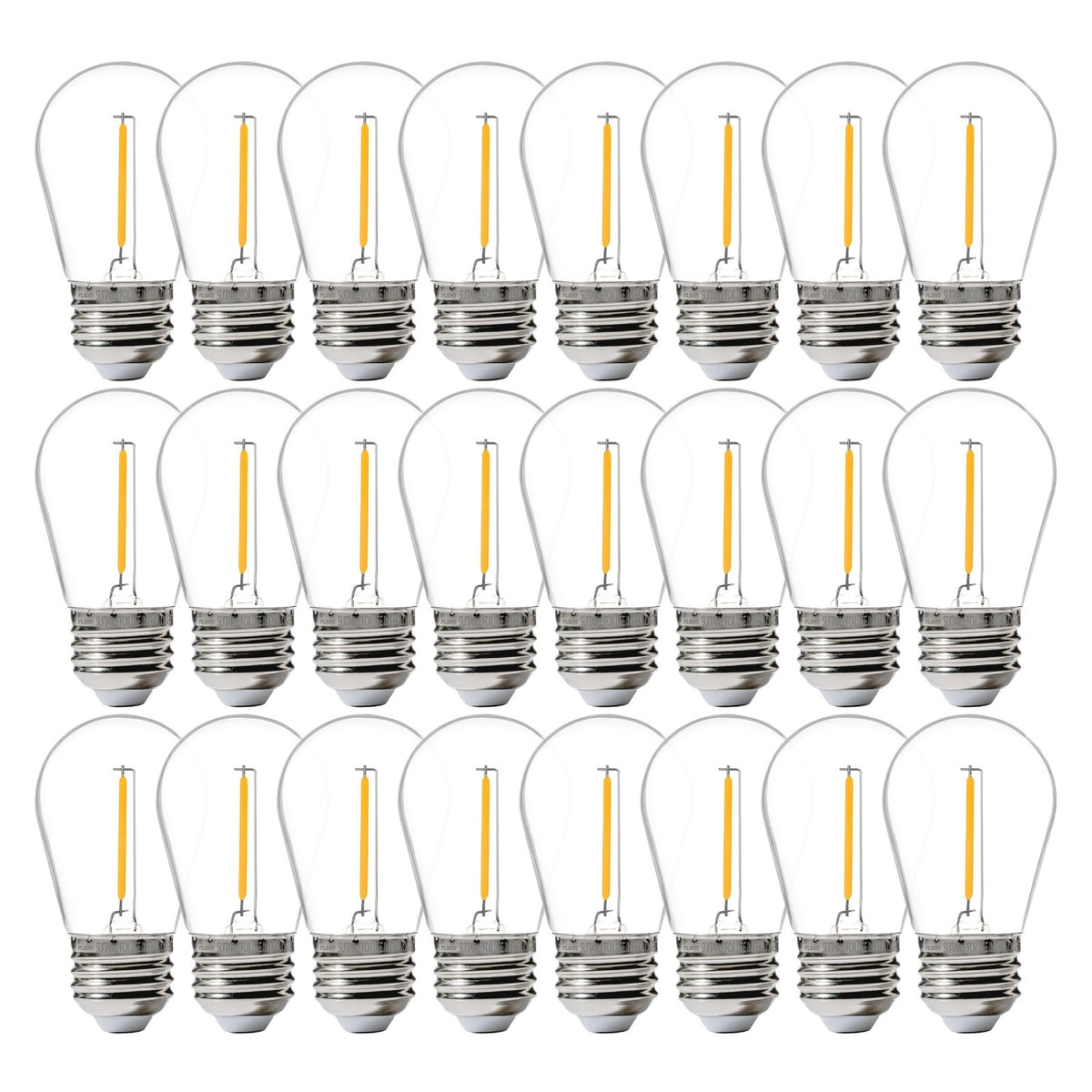 S14 LED String Light Bulbs, 24 Pack