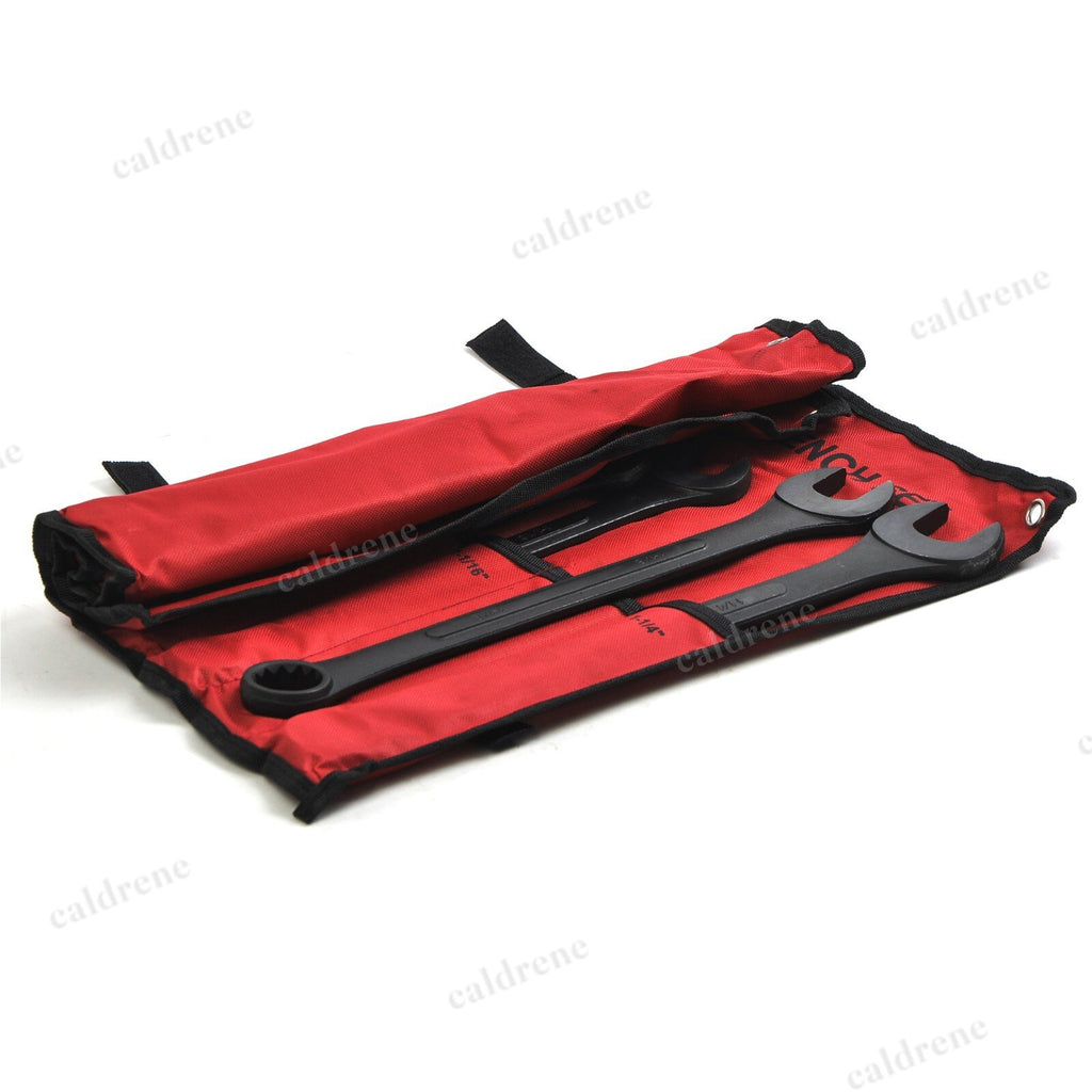 SAE Combination Wrench Set 1/4 to 1-1/4 Inch with Roll Pouch, 16 Piece – view 10