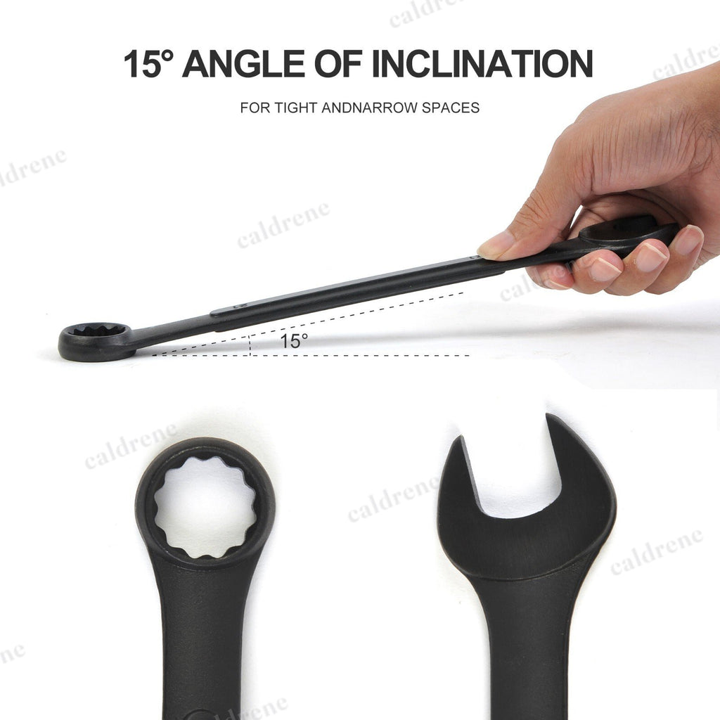 SAE Combination Wrench Set 1/4 to 1-1/4 Inch with Roll Pouch, 16 Piece – view 5