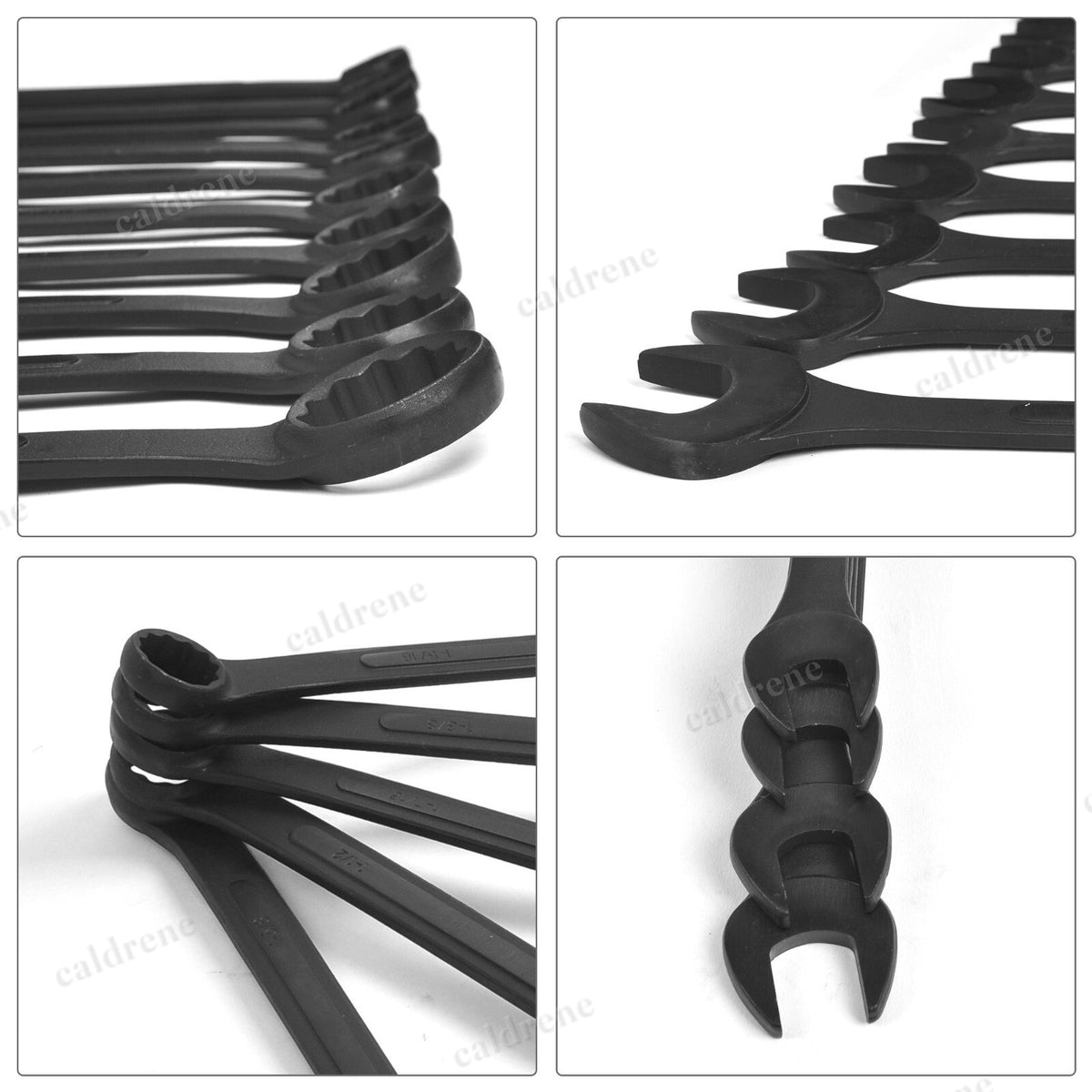 SAE Combination Wrench Set 1/4 to 1-1/4 Inch with Roll Pouch, 16 Piece – view 7