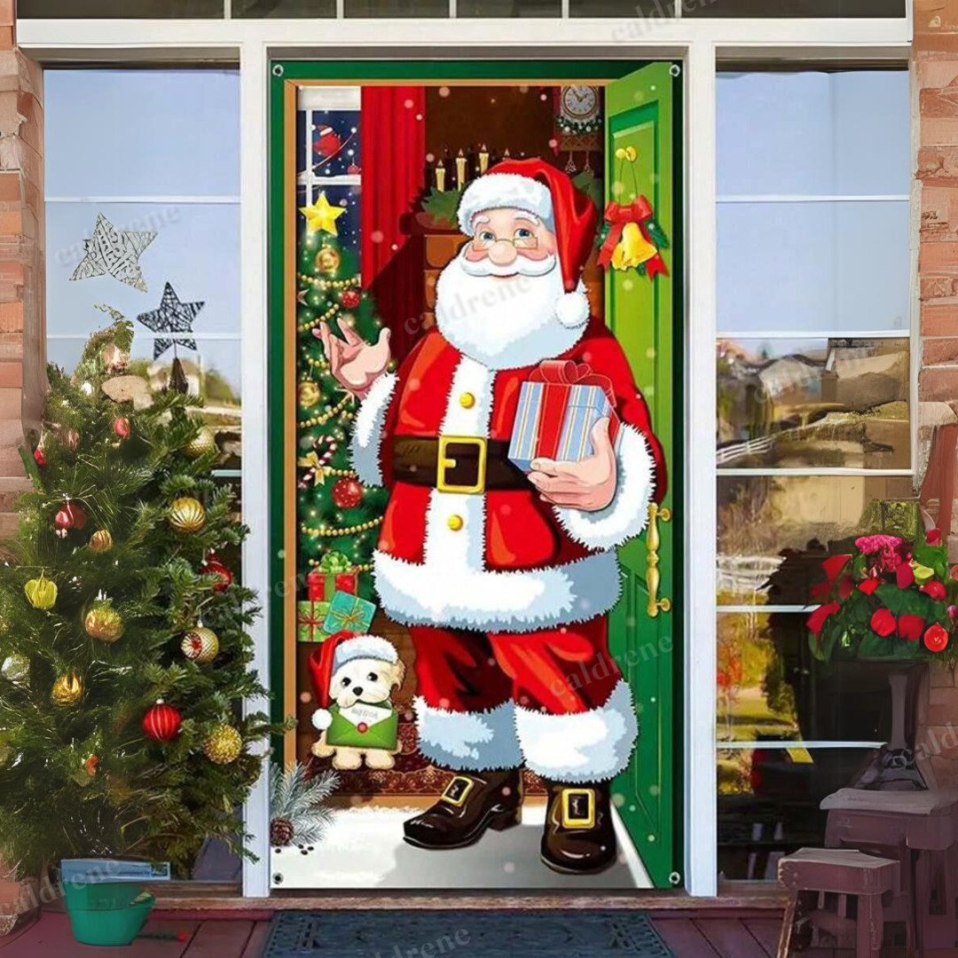 Santa Claus Christmas Door Cover – view 3