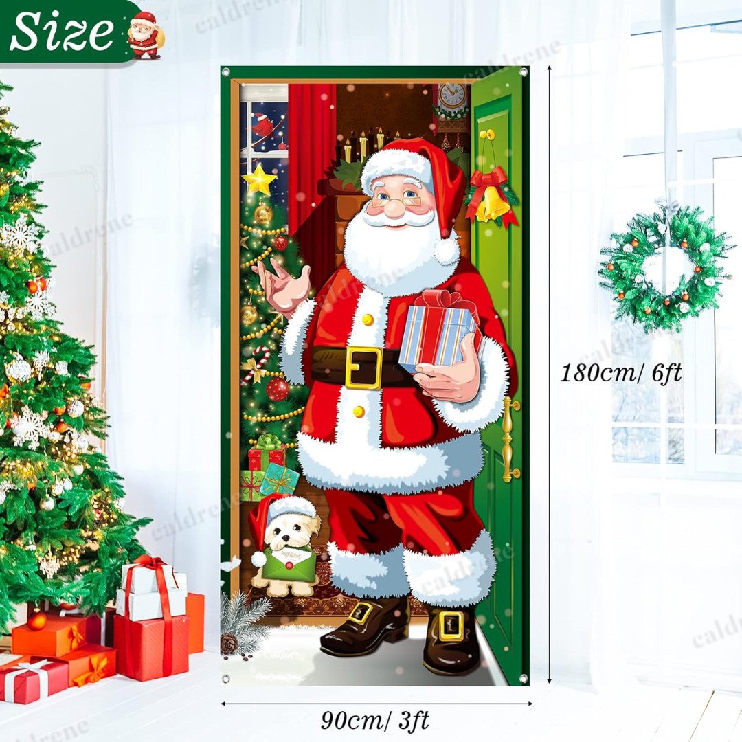Santa Claus Christmas Door Cover – view 5