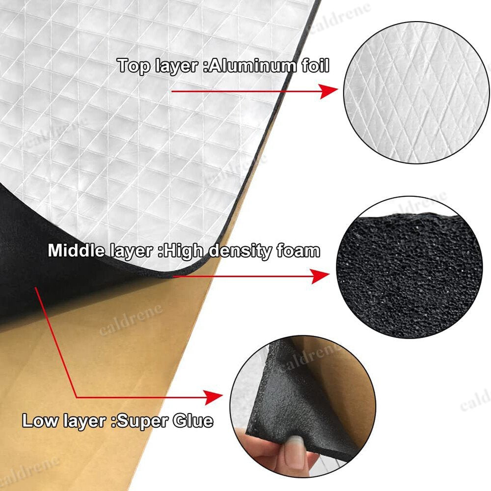 Self-Adhesive Car Hood Sound Deadener Heat Insulation Mat – view 6