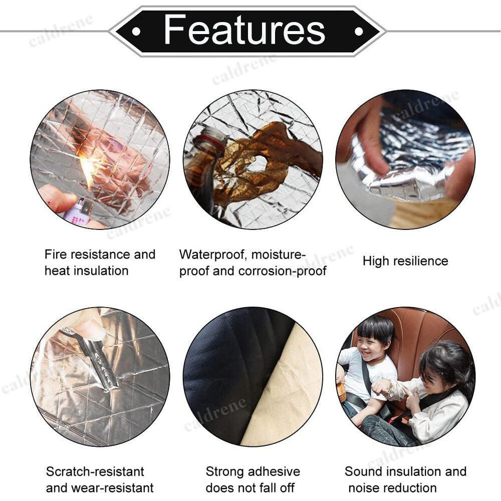 Self-Adhesive Car Hood Sound Deadener Heat Insulation Mat – view 9