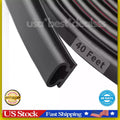 Self-Adhesive Rubber Door Weather Stripping, 40 Feet