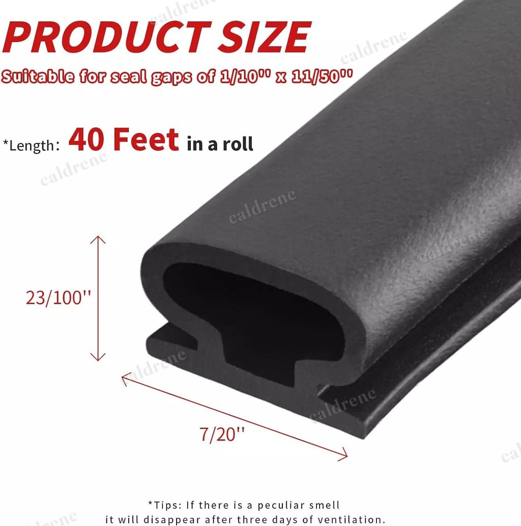 Self-Adhesive Rubber Door Weather Stripping, 40 Feet – view 10