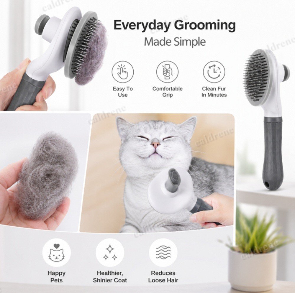 Self-Cleaning Pet Deshedding Brush – view 7