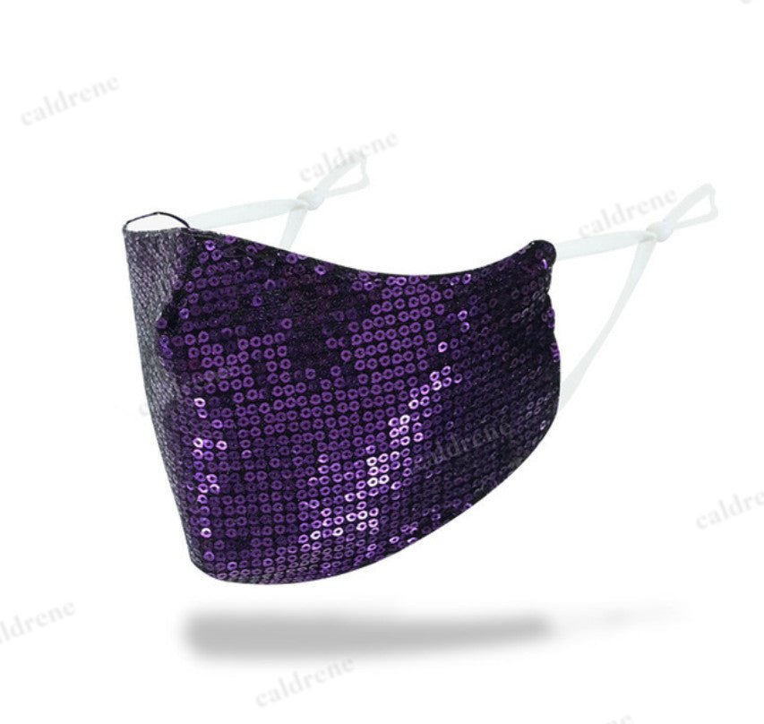 Sequin Glitter Face Mask - Washable Fashion Accessory – view 6