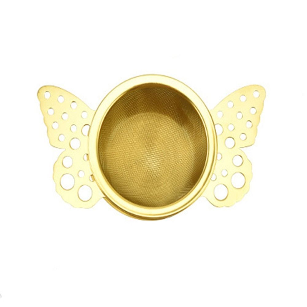 shape Stainless Steel Tea Infuser Metal Tea Filter Tea Strainer – Butterfly shape-StyleB