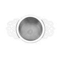 shape Stainless Steel Tea Infuser Metal Tea Filter Tea Strainer – Flower shape-Silver