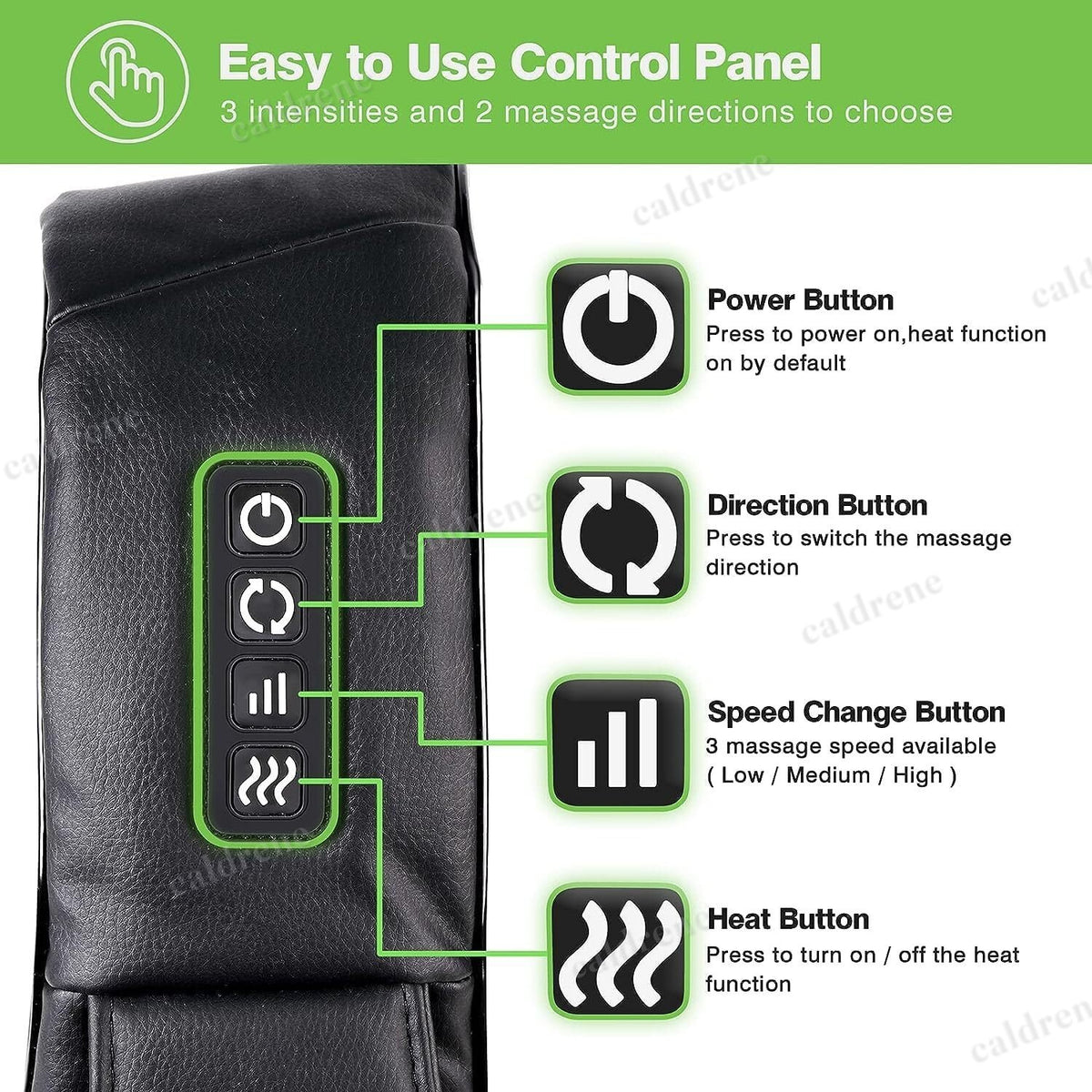Shiatsu Neck and Back Massager Pillow with Heat – view 5