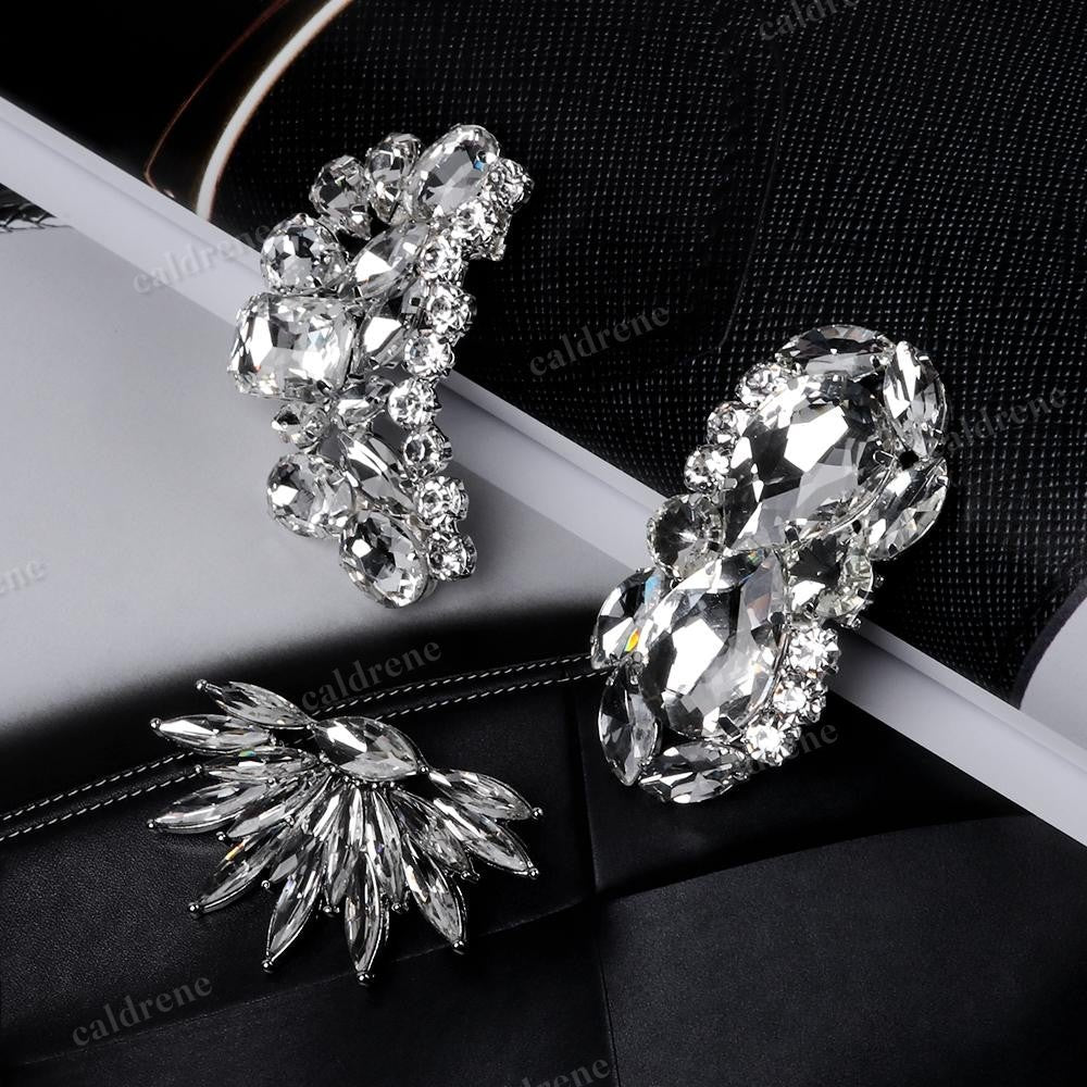 Shiny Decorative Brooch Shoe Clips for Weddings – view 8