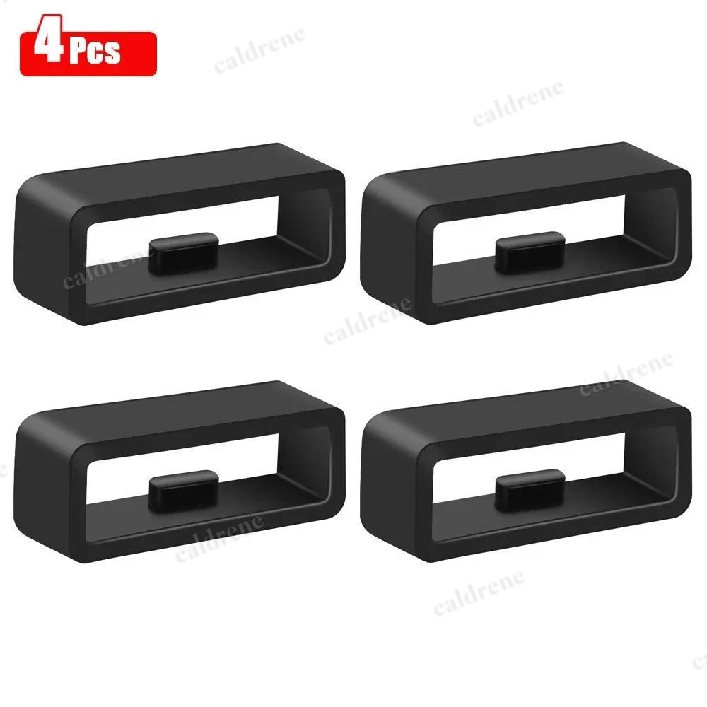 Silicone Rubber Watch Strap Band Keeper for Secure Fit – view 2