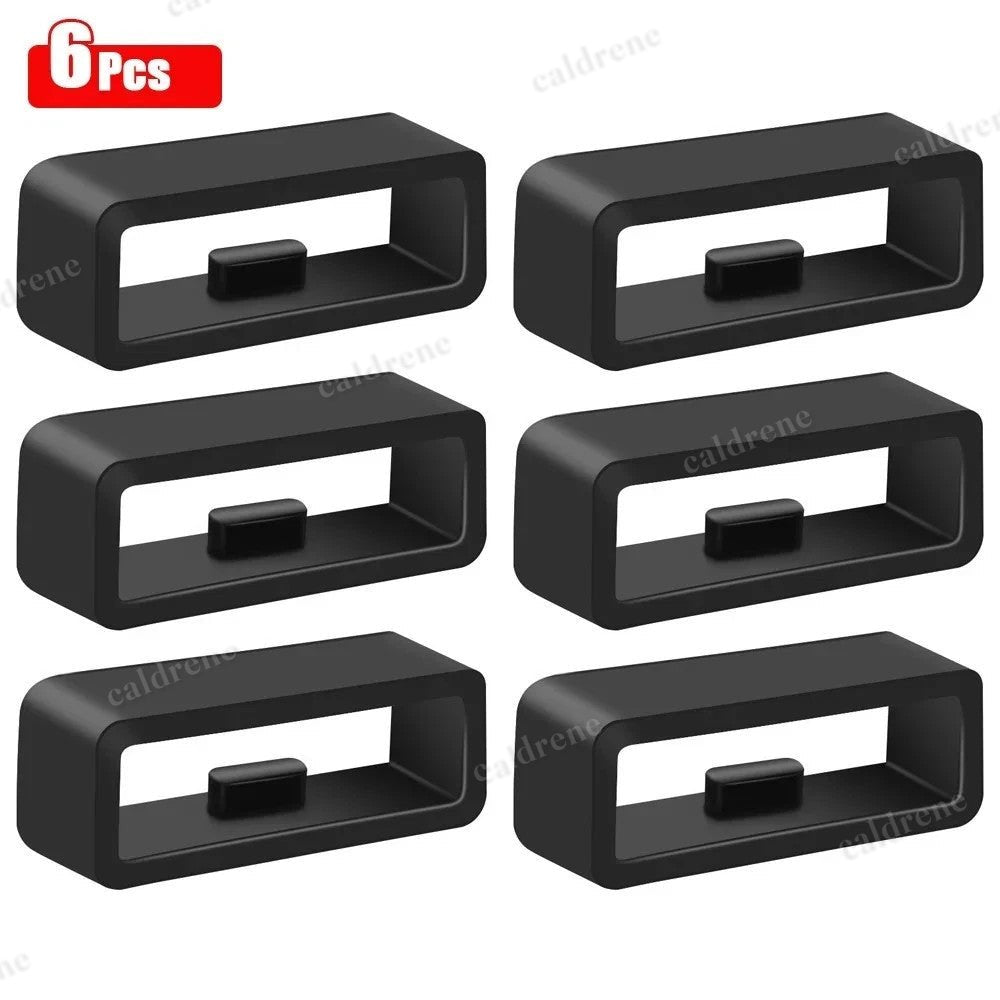 Silicone Rubber Watch Strap Band Keeper for Secure Fit – view 4