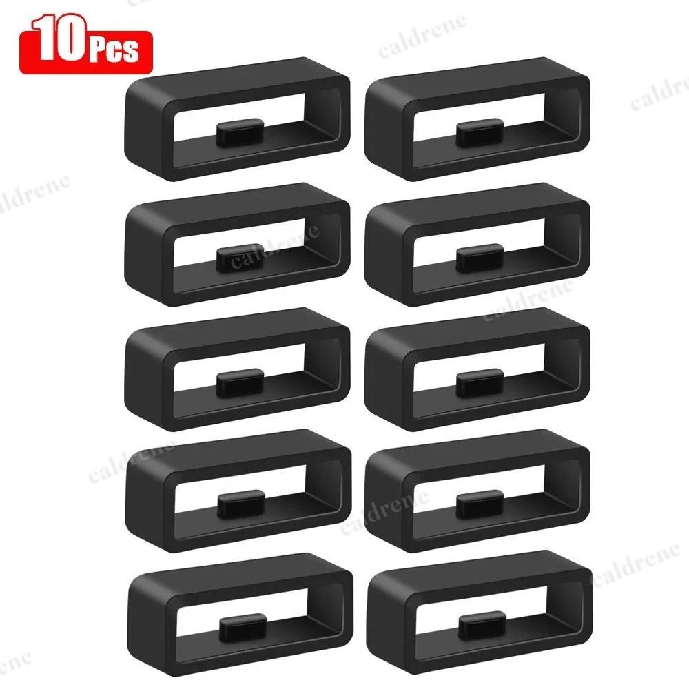 Silicone Rubber Watch Strap Band Keeper for Secure Fit – view 8