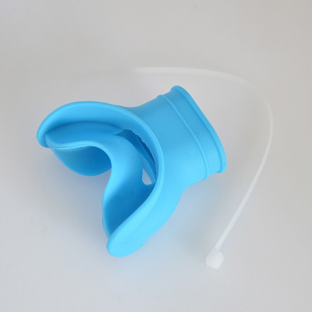 Silicone Universal Scuba Regulator Mouthpiece – blue